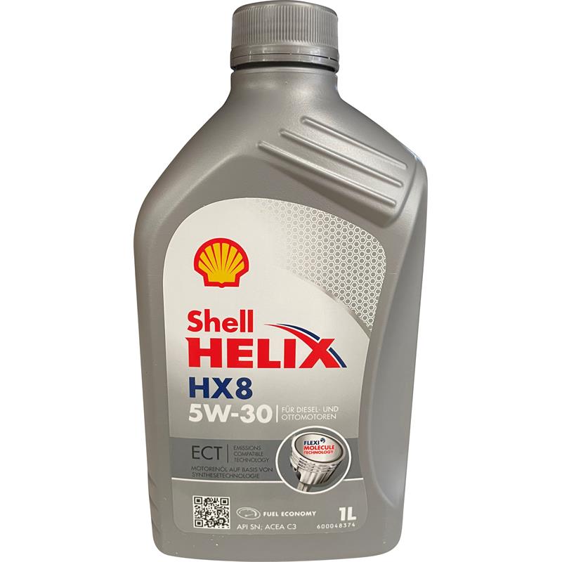 12x1 Liter Shell Helix HX8 ECT 5W-30 Motorenöl VW PKW Motorenöl für Diesel-Partikelfilter Fahrzeuge